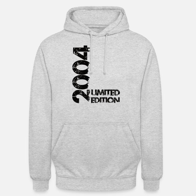 Édition limitée 2004 - Sweat-shirt à capuche unisexe - gris clair chiné