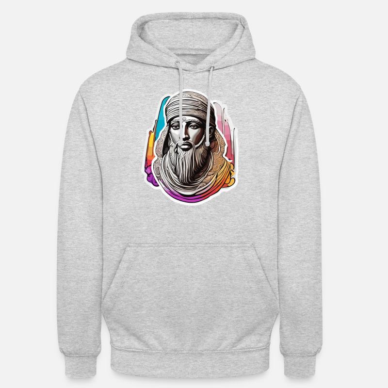 Egypt / Pharaoh / Mummies / Hieroglyphics / Sphinx - Unisex Hoodie - light heather grey