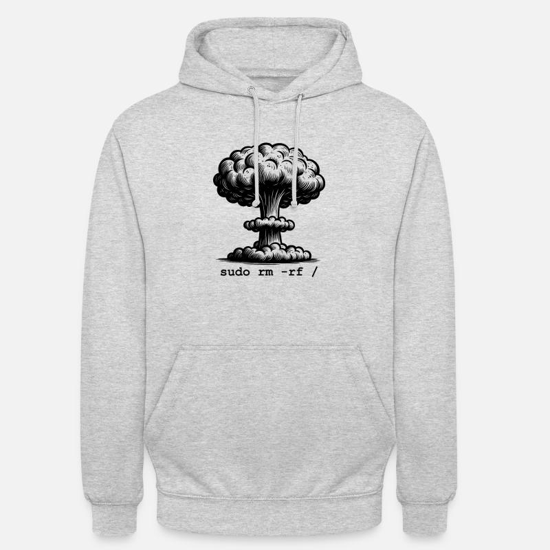 Linux Funny Linux Command Sudo RM RF pour Homme Sweat-shirt à capuche unisexe