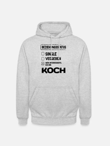 Koch relationship status - Unisex Hoodie - light heather grey