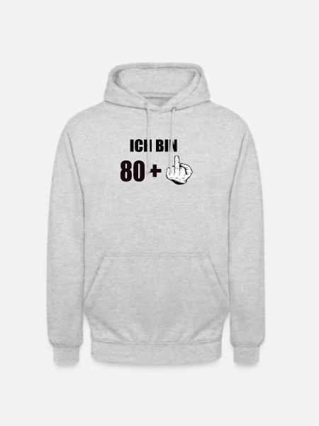 81st birthday - Unisex Hoodie - light heather grey