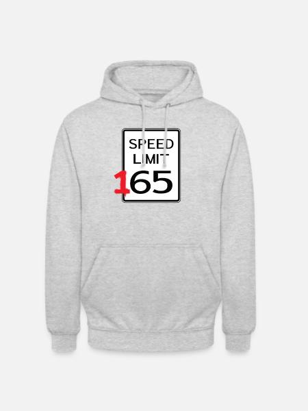 Speed Limit 165 - Car Guy Racing Enthusiast - Unisex Hoodie - light heather grey