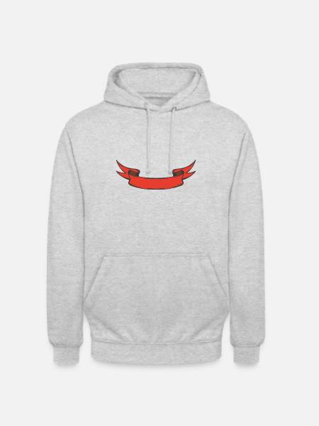 Bannière - Sweat-shirt à capuche unisexe - gris clair chiné