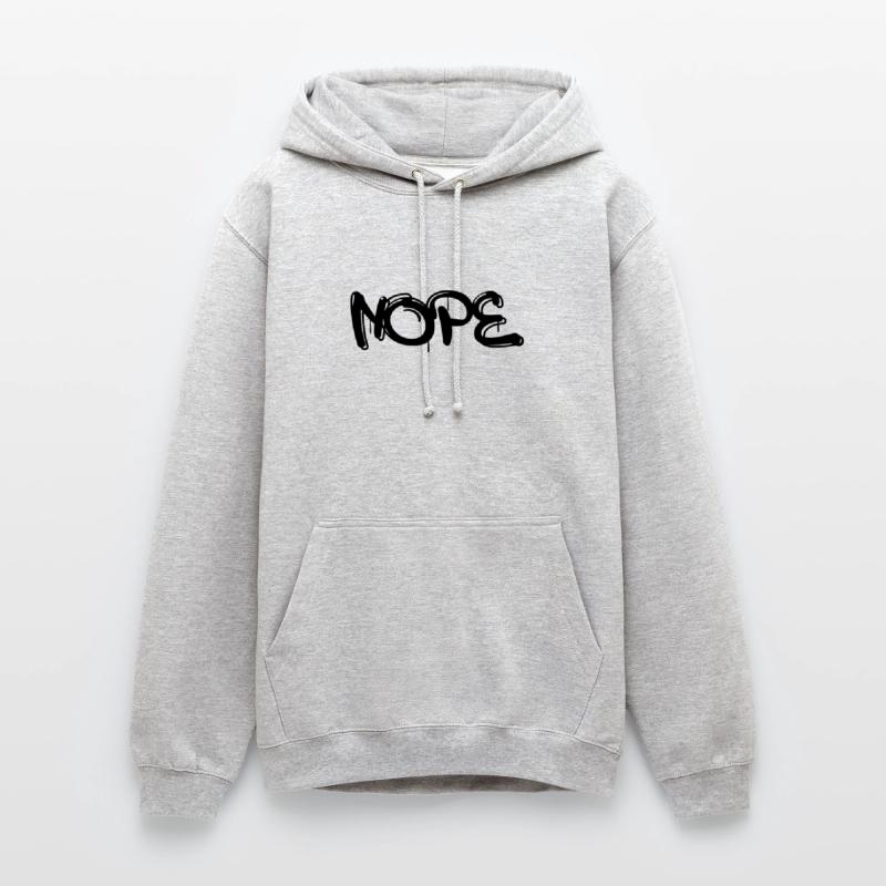 Nope mit Graffiti oder Sprayer Schrift Unisex Hoodie
