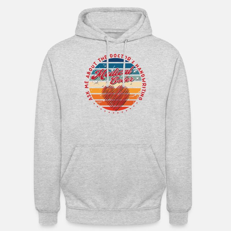 Medical Assistant - Medical Coder - Unisex Hoodie - light heather grey