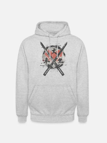 Arnis Eskrima Kali Fma - Unisex Hoodie - Hellgrau meliert