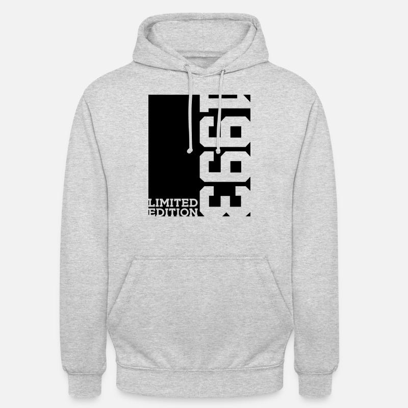 ÉDITION LIMITÉE 33E ANNIVERSAIRE 1993 - Sweat-shirt à capuche unisexe - gris clair chiné