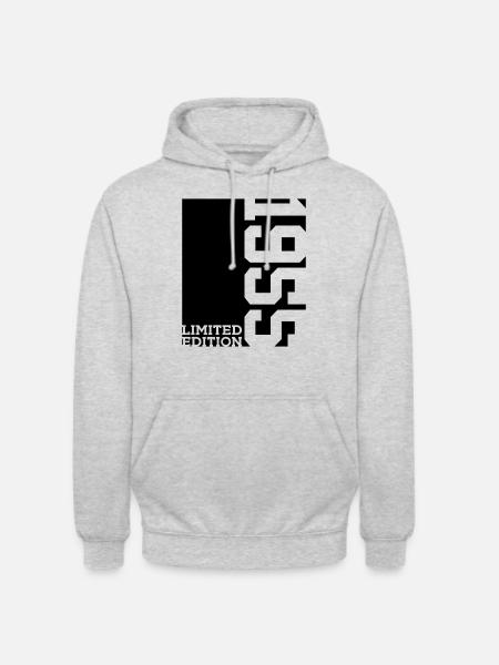 ÉDITION LIMITÉE 71E ANNIVERSAIRE 1955 - Sweat-shirt à capuche unisexe - gris clair chiné