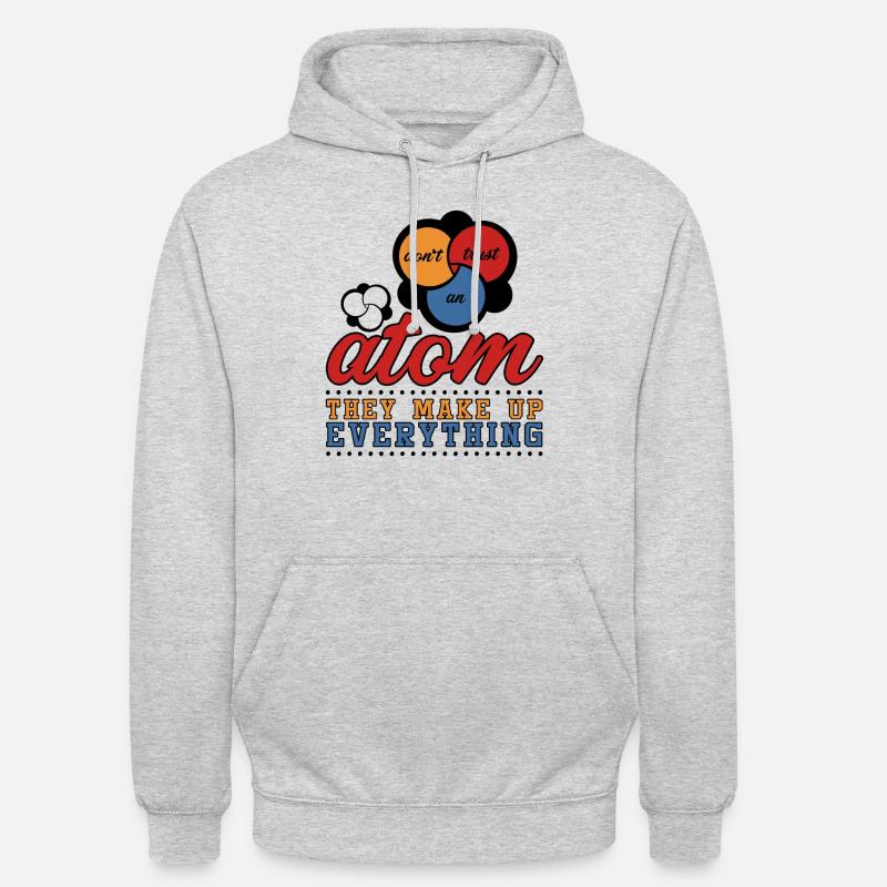 Science Science Atom Gift Student Physics - Unisex Hoodie - light heather grey