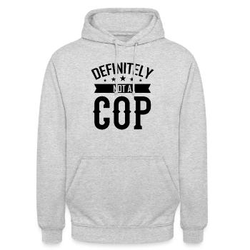 ACAB Polizei - Unisex Hoodie - Hellgrau meliert - Vorne - Alina (178cm) & Michal (187cm)