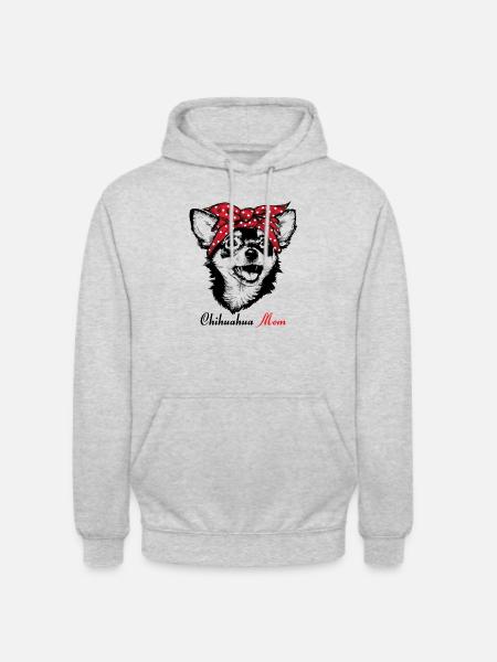 Chihuahua Mama - Unisex Hoodie - light heather grey