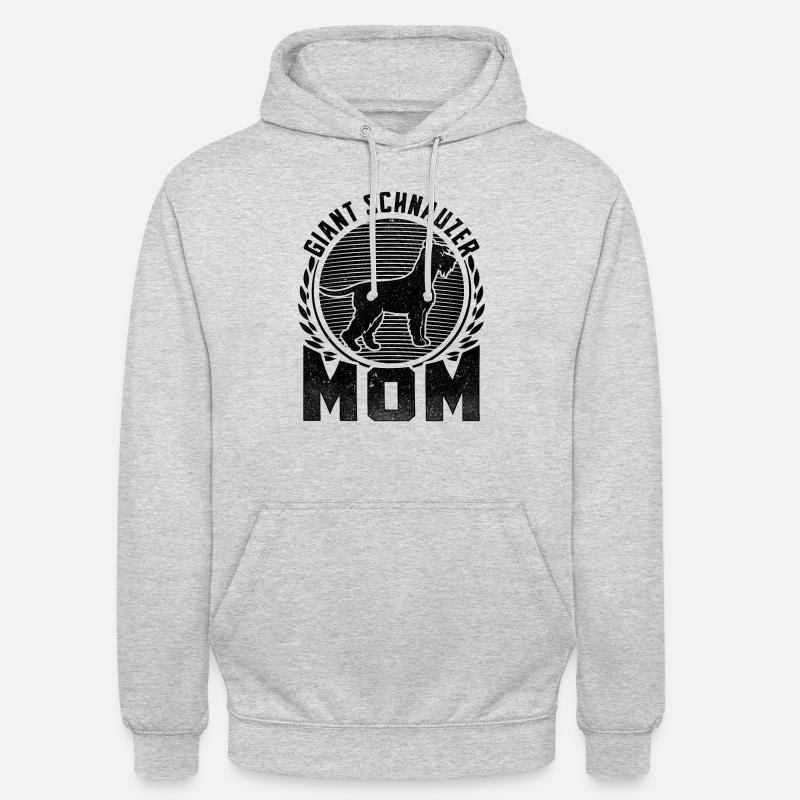 Schnauzer Géant Schnauzer - Sweat-shirt à capuche unisexe - gris clair chiné