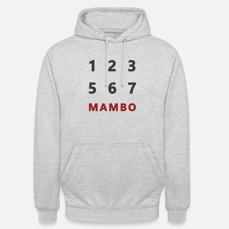 Compte Mambo - Sweat-shirt à capuche unisexe - gris clair chiné