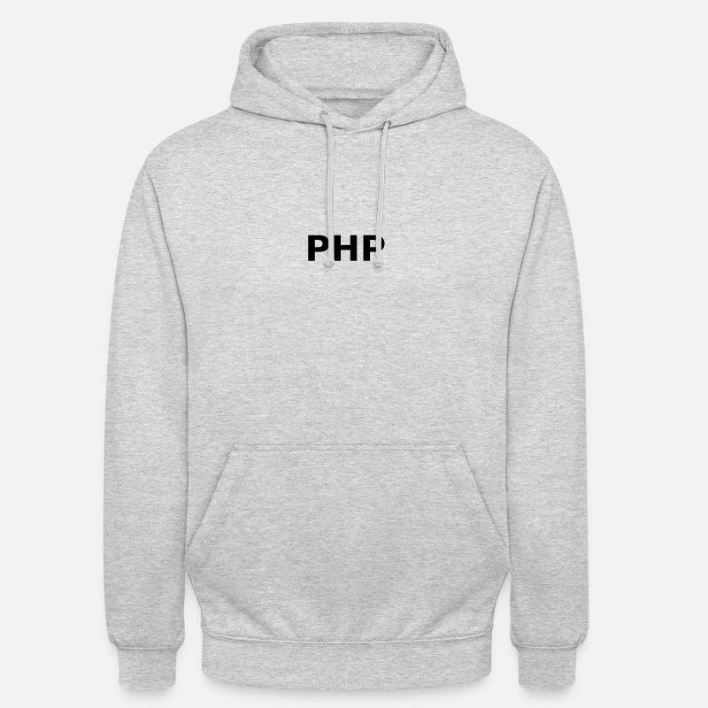 PHP for web designers - Unisex Hoodie - light heather grey