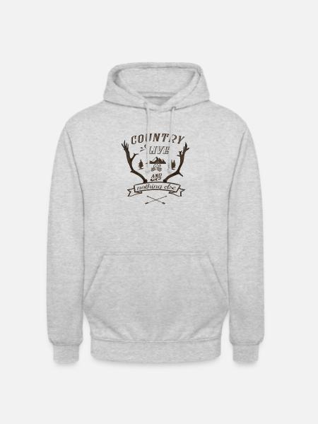 country live - Unisex Hoodie - light heather grey