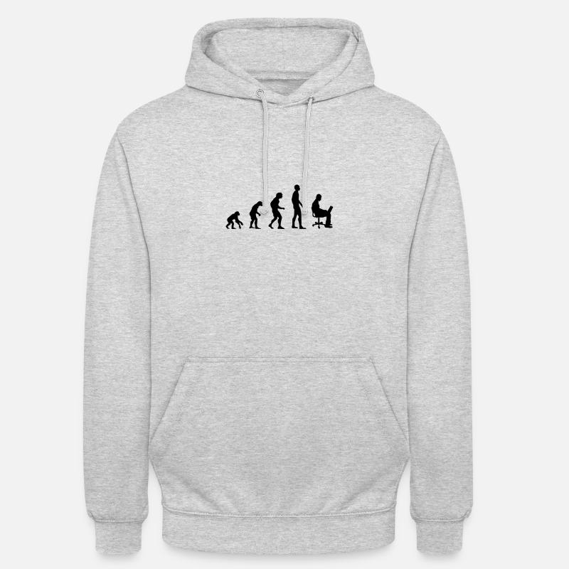 Office Evolution - Unisex Hoodie - light heather grey