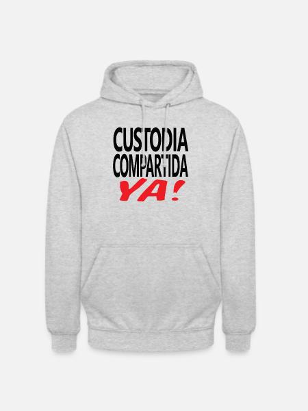 Custodia Compartida YA Negro - Unisex Hoodie - light heather grey