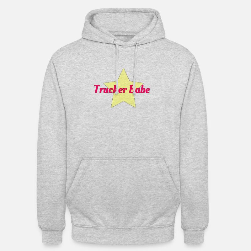 Camionneur bébé - Sweat-shirt à capuche unisexe - gris clair chiné