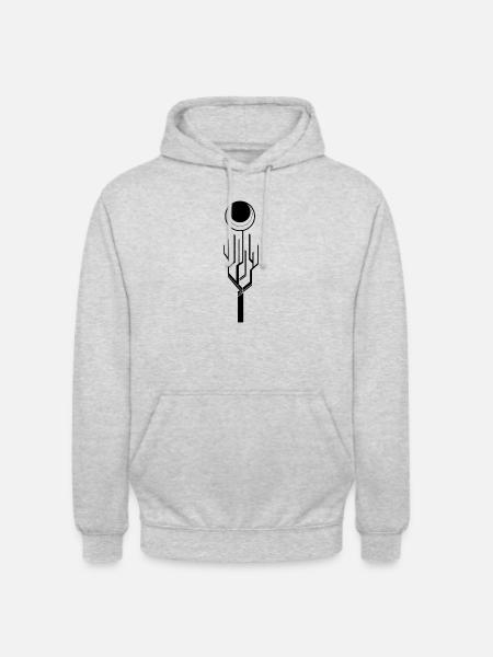 Branch mythology moon - Unisex Hoodie - light heather grey