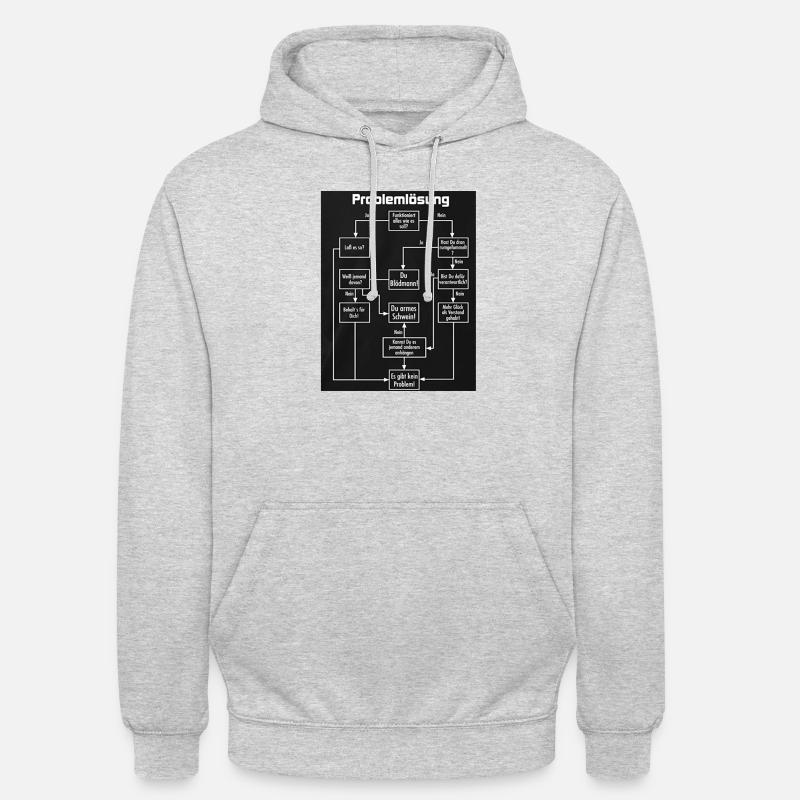 problem solving - Unisex Hoodie - light heather grey