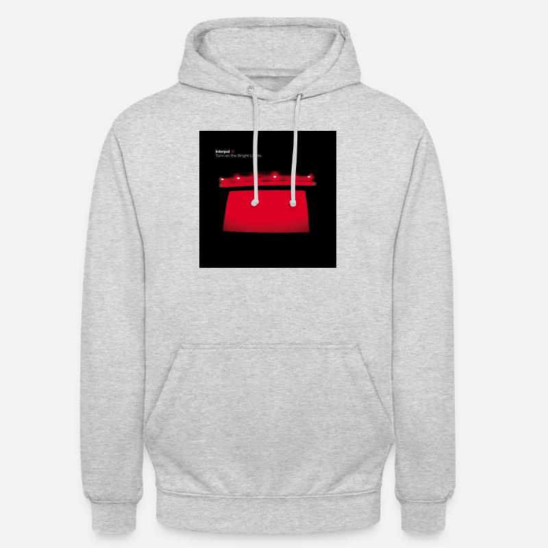 Interpol - Sweat-shirt à capuche unisexe - gris clair chiné