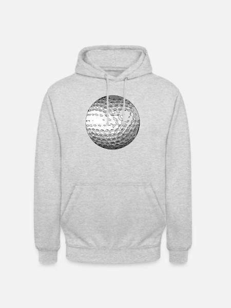 golf ball - Unisex Hoodie - light heather grey