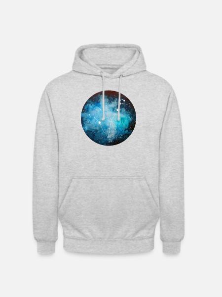 star signs fish - Unisex Hoodie - light heather grey