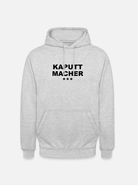 Geschenk Chaot Tollpatsch - Unisex Hoodie - Hellgrau meliert