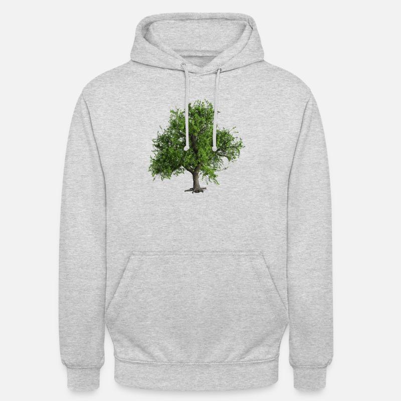 Bäume - Unisex Hoodie - Hellgrau meliert