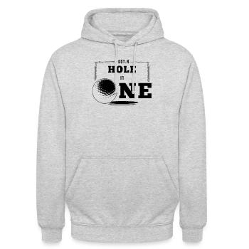 Golf Golfers GolfIng Golf Ball Golfing - Unisex Hoodie - light heather grey - Front - Alina (178cm) & Michal (187cm)