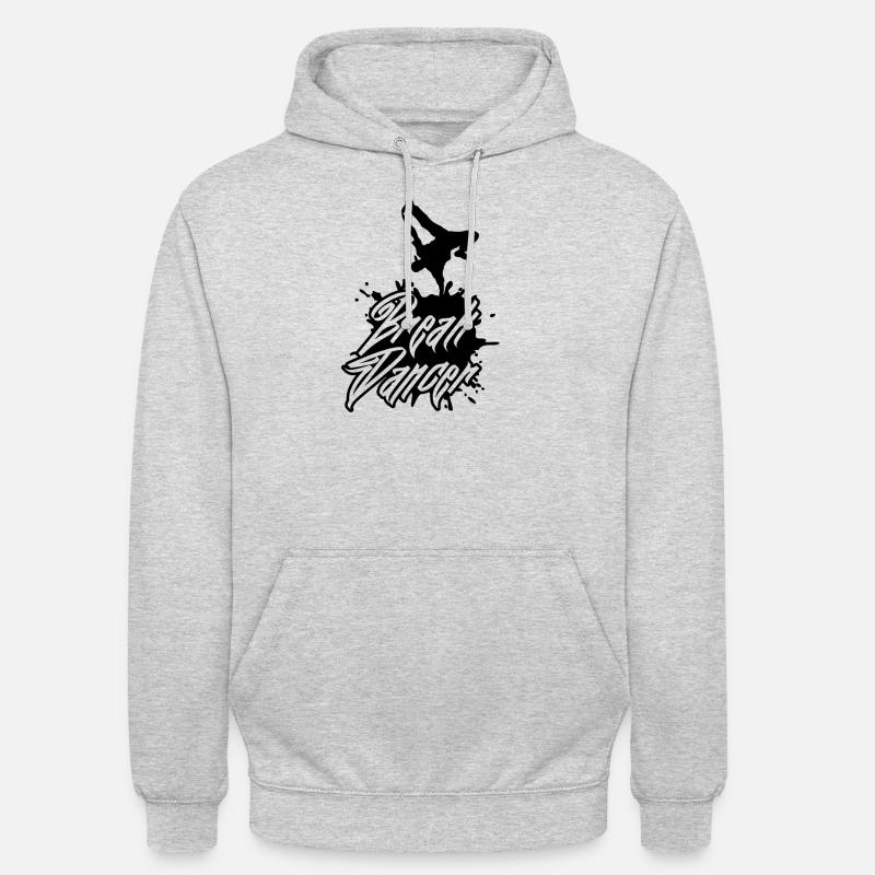 Tanz Breakdancer Breakdancing Breakdance Geschenk - Unisex Hoodie - Hellgrau meliert
