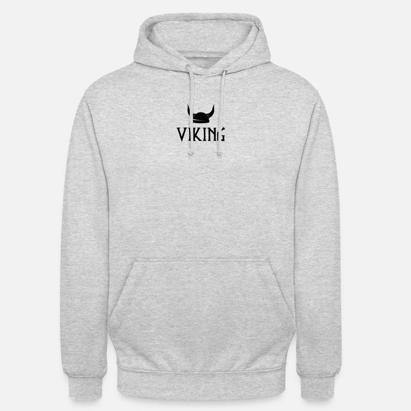 Germane Vikings Vikings Celtes - Sweat-shirt à capuche unisexe - gris clair chiné