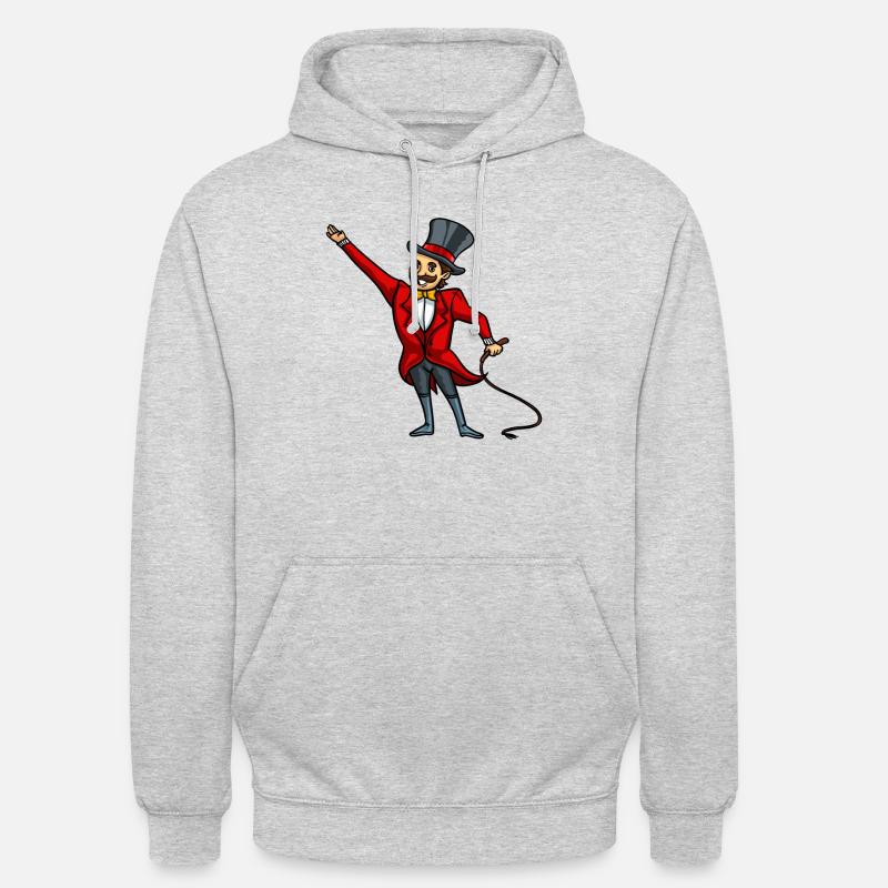 Cadeau de papa ringmaster - Sweat-shirt à capuche unisexe - gris clair chiné