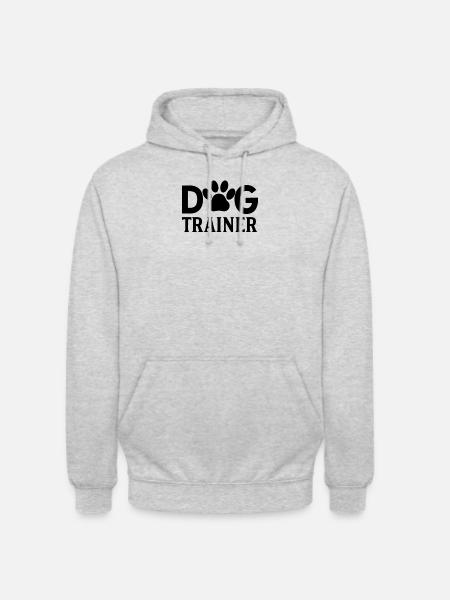 Dog Trainer Dog School - Unisex Hoodie - light heather grey