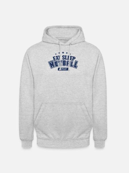 netball - Unisex Hoodie - light heather grey