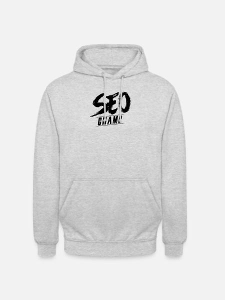 SEO champion - Unisex Hoodie - light heather grey