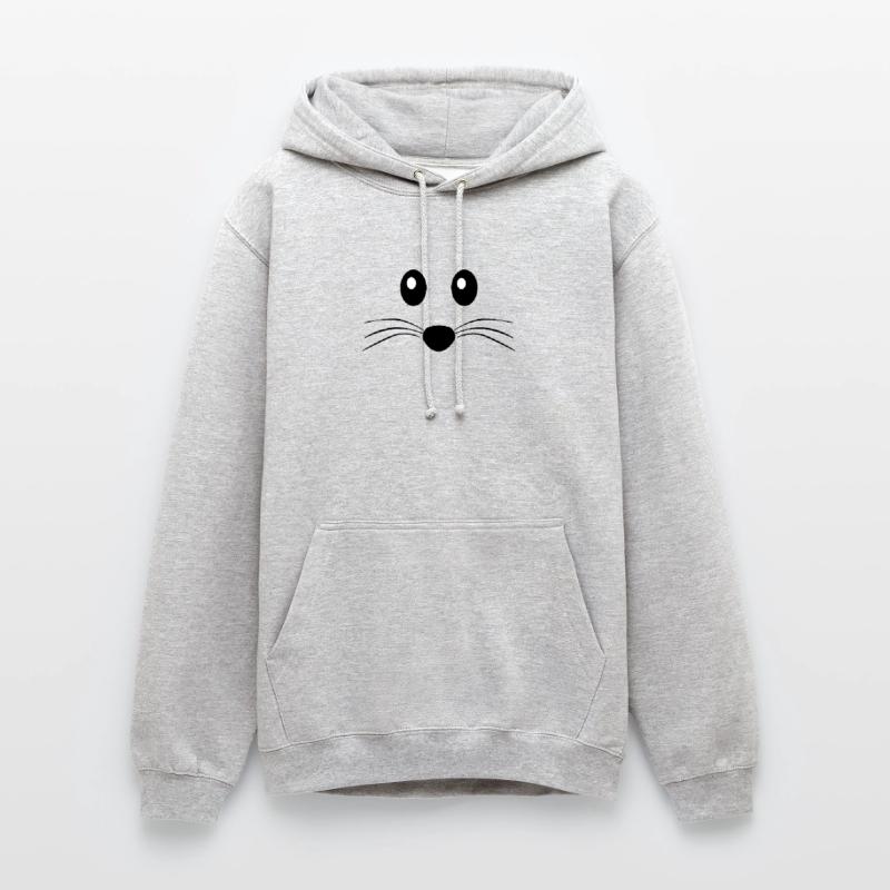 Cute Mouse Muzzle - Mice Face Gift Idea Unisex Hoodie