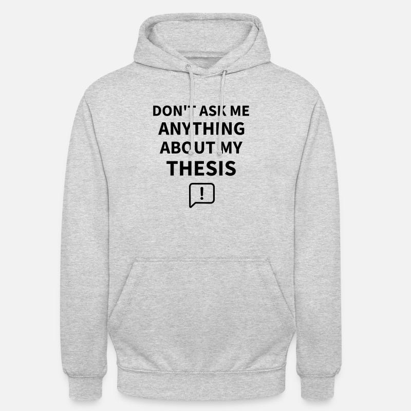 Dissertation PhD thesis | PhD student - Unisex Hoodie - light heather grey