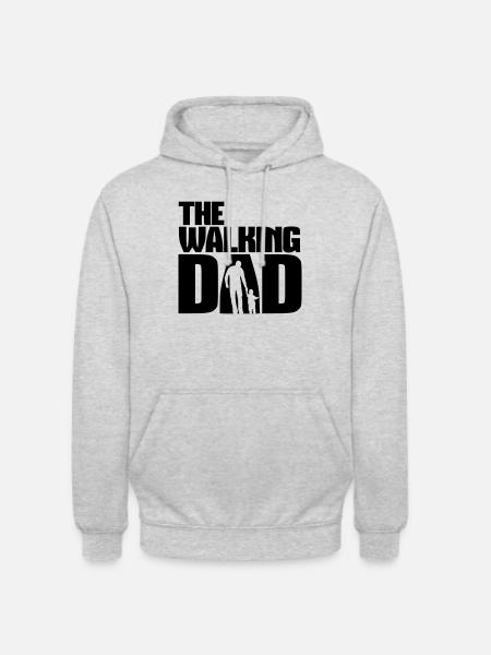 The walking DAD! - Unisex Hoodie - light heather grey