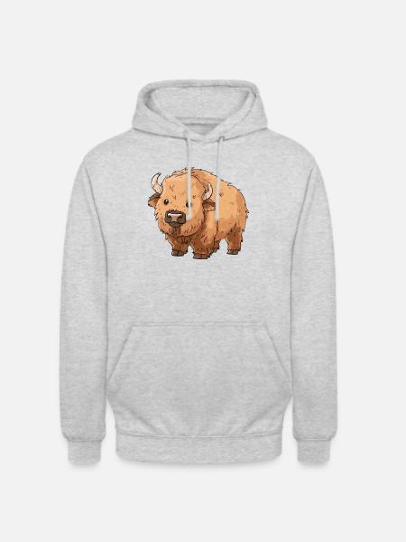 1 - Unisex Hoodie - light heather grey