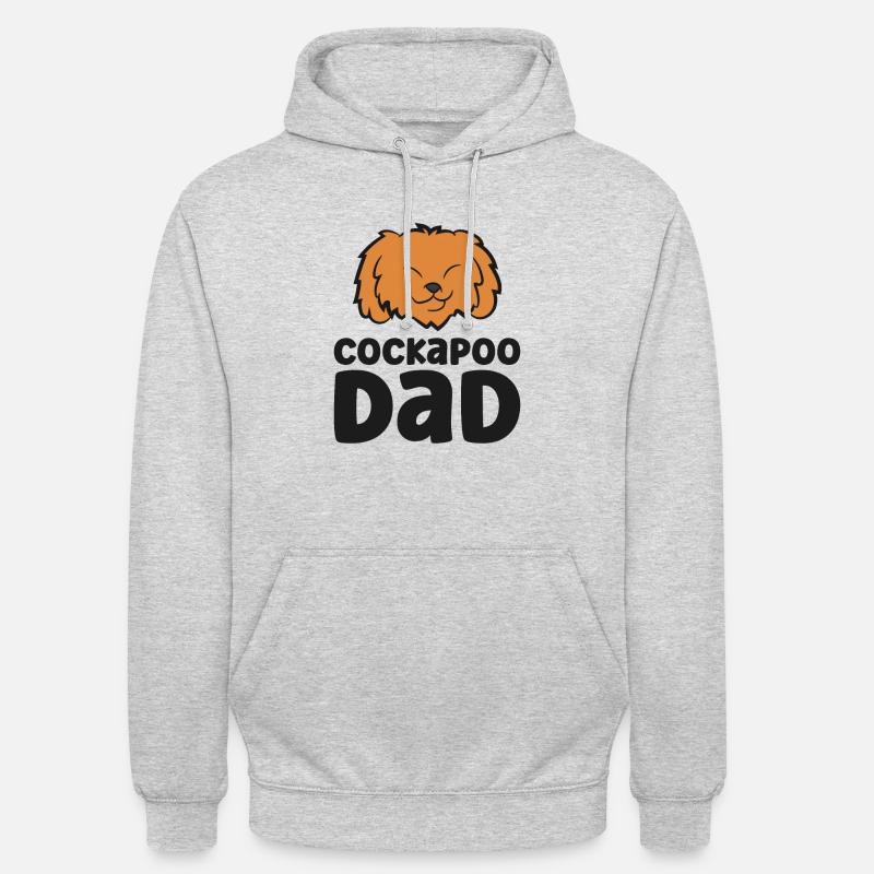 Funny Cockapoo Dad Cockapoo Dog - Unisex Hoodie - light heather grey