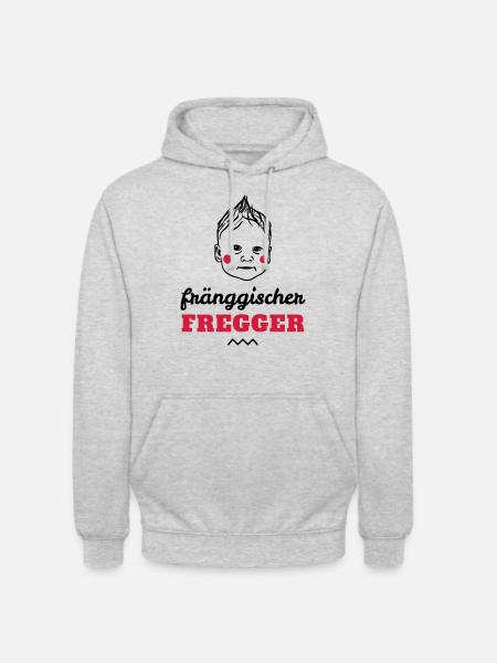 fränggischer fregger - Unisex Hoodie - Hellgrau meliert