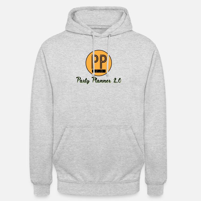 PARTY PLANNER 2 0 - Sweat-shirt à capuche unisexe - gris clair chiné