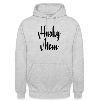 HUSKY MOM - Sweat-shirt à capuche unisexe - gris clair chiné - Devant - Alina (178cm) & Michal (187cm)