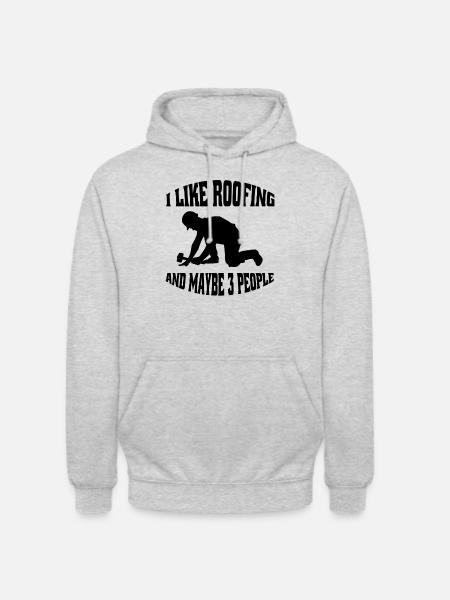 Roofing Craft Master Roofer Saying - Unisex Hoodie - light heather grey