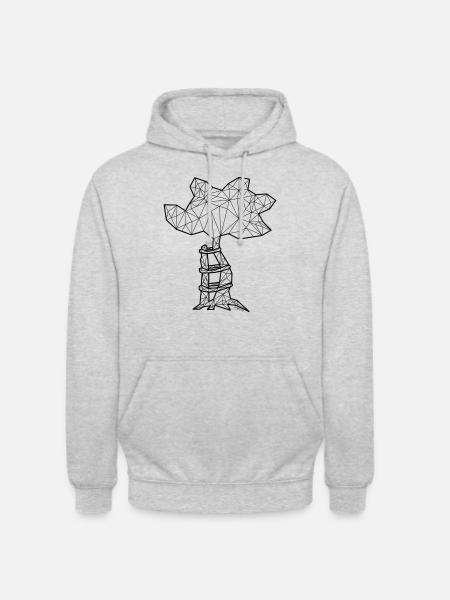 ScoliTree black - Unisex Hoodie - light heather grey