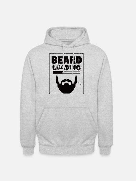 Bart Loading T-Shirt - Unisex Hoodie - Hellgrau meliert