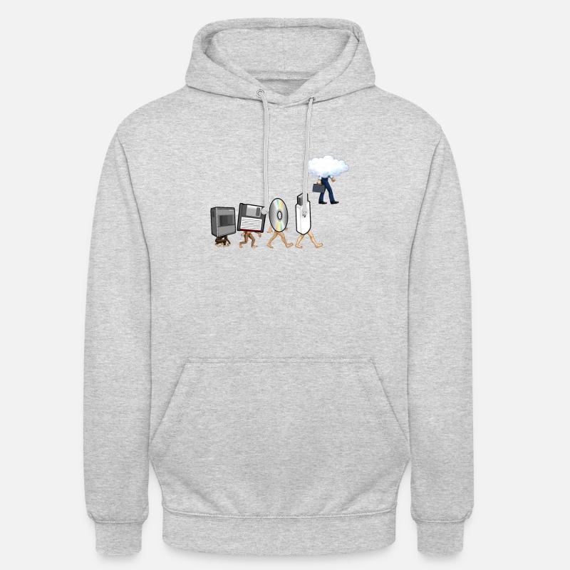 Funny Geek Programmer Nerd Developer - Computer - Unisex Hoodie - light heather grey