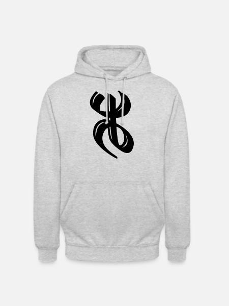 BERBERE KABYLE Z AMAZIGH ALGERIJE MAROKKO TUNESIË - Uniseks hoodie - lichtgrijs gemêleerd