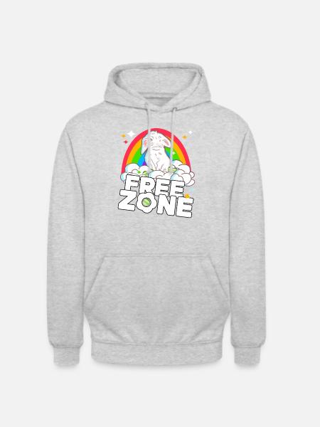 Free Zone Easter - Unisex Hoodie - light heather grey